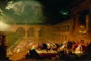 John Martin Belshazzar's Feast. oil painting artist